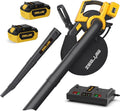 40V 330CFM Cordless Leaf Blower & Vacuum with 2x4.0Ah Battery & Charger V42798
