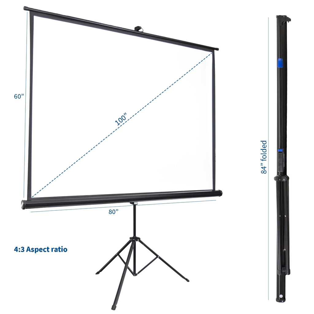 Portable Projector Screen 4:3 Tripod U185