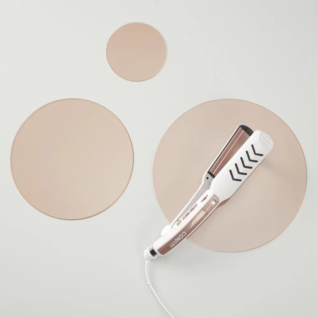 Rose Gold Double Ceramic Flat Iron F25185