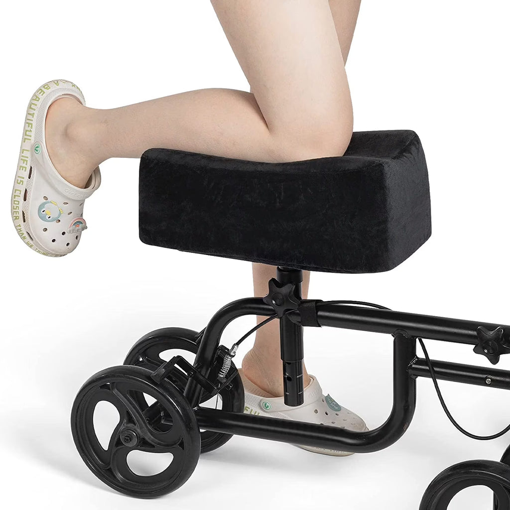 Black Memory Foam Knee Scooter Seat Cushion M111