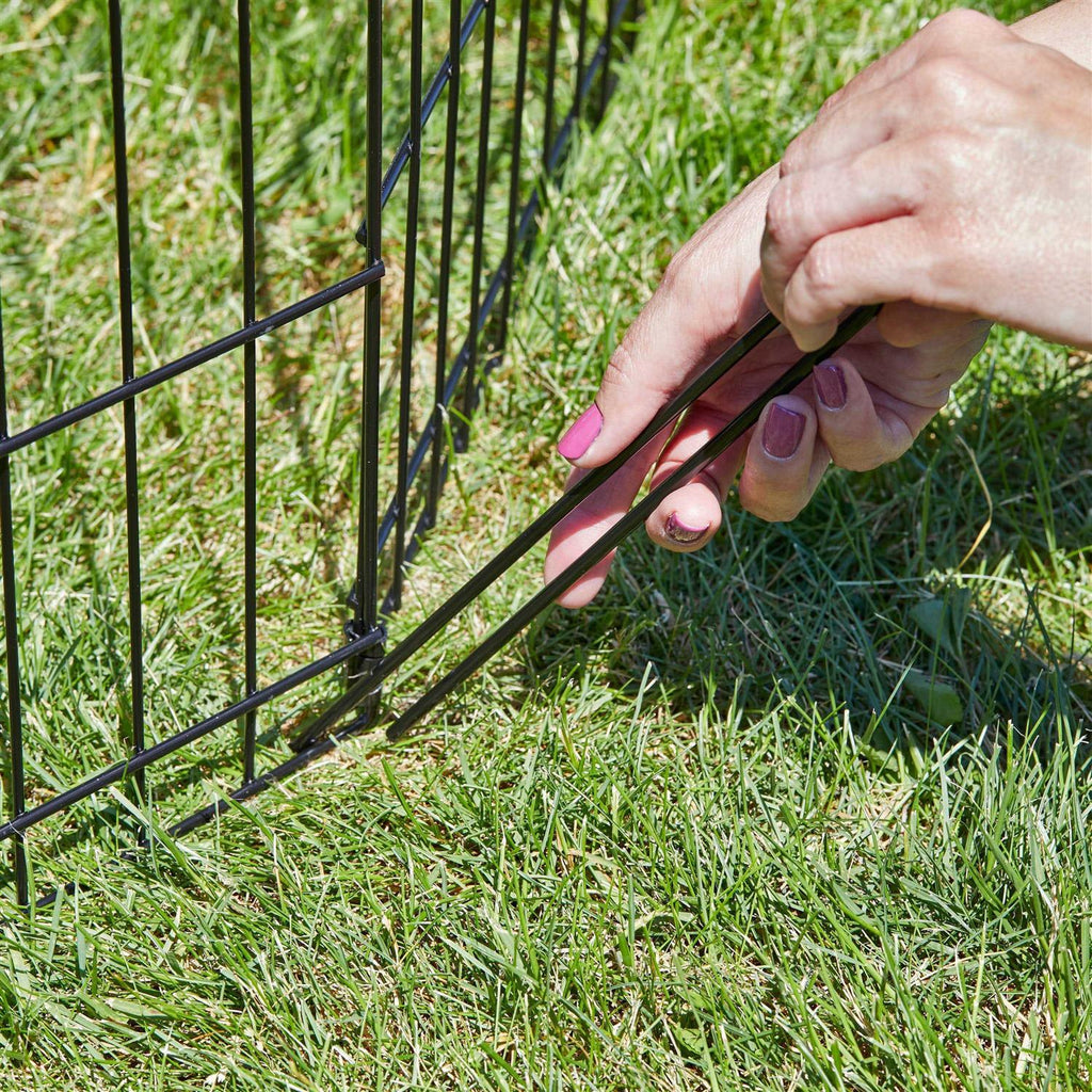 Black Exercise Pen with Door D966275