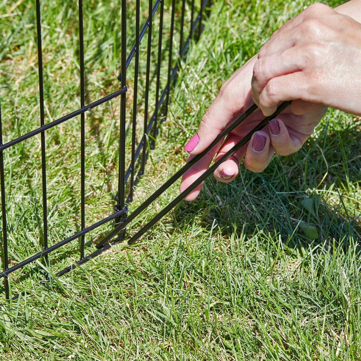 Black Exercise Pen with Door D966275