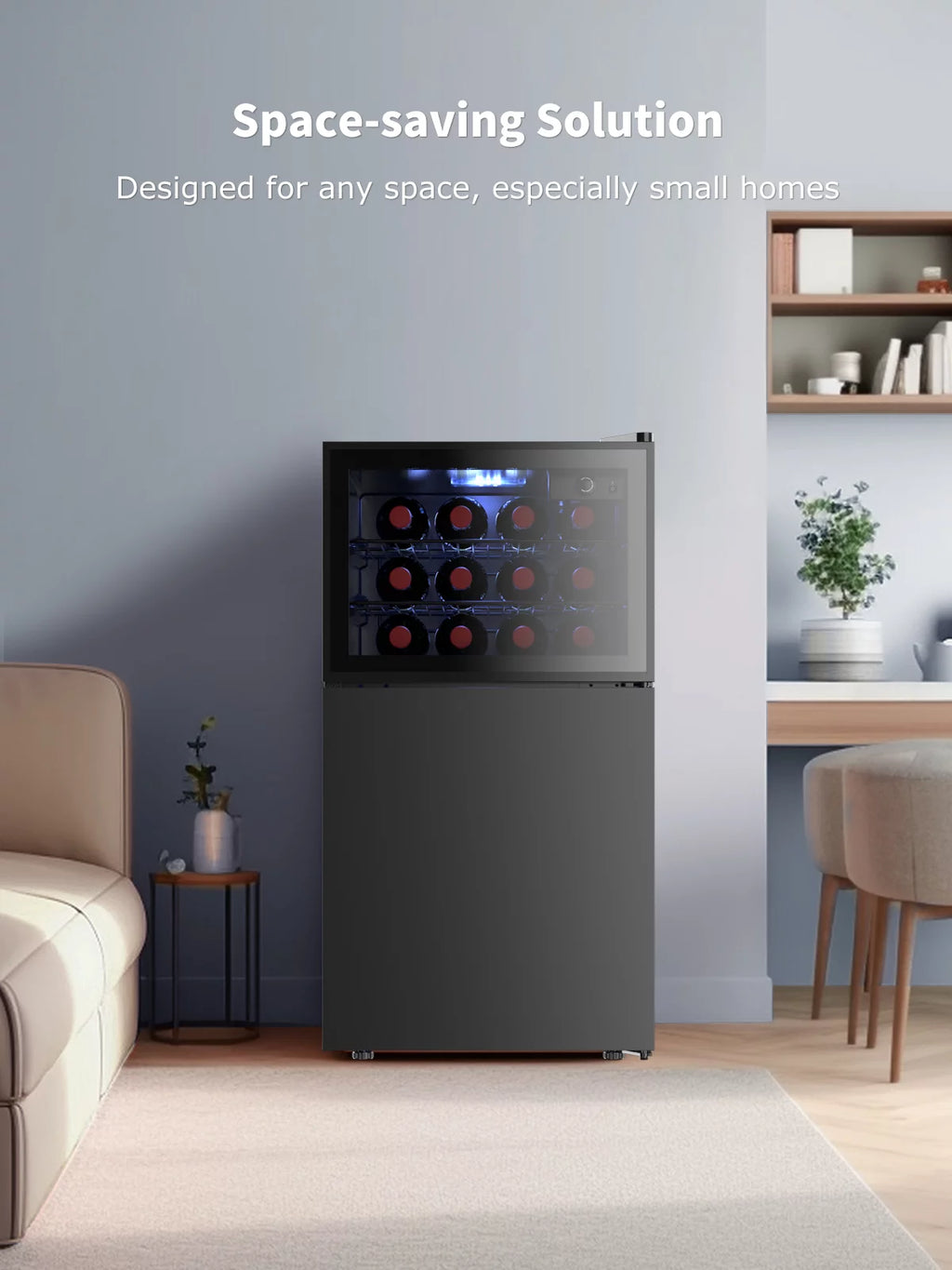 2-Door Wine Cooler and Freezer D6792