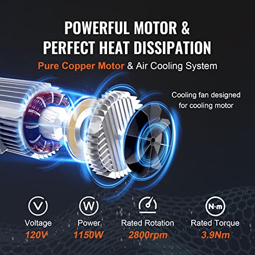 2200 lbs 1600W 110V Electric Steel Wire Winch with Wireless Remote Control 40ft Single Cable Lifting Height T102