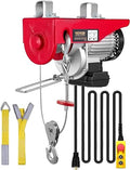 2200 lbs 1600W 110V Electric Steel Wire Winch with Wireless Remote Control 40ft Single Cable Lifting Height T102
