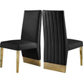 Black Dining Chair Set of 2 S97092