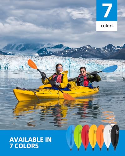 Carbon Fiber Kayak Paddle 90.5in/230cm with Paddle Leash Y871358