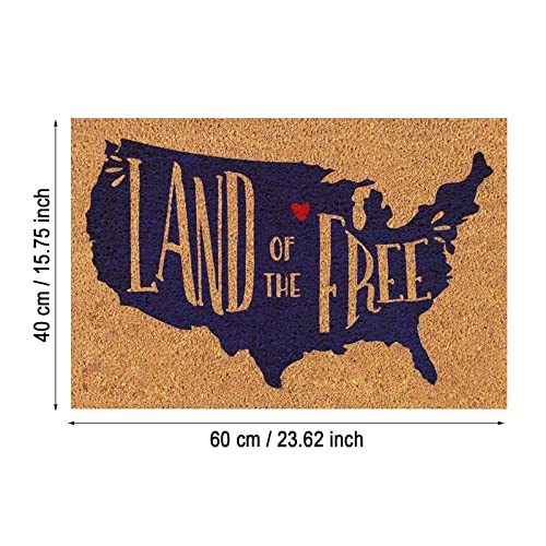 Patriotic 23×16 Inches Coir Door Mat Y95635
