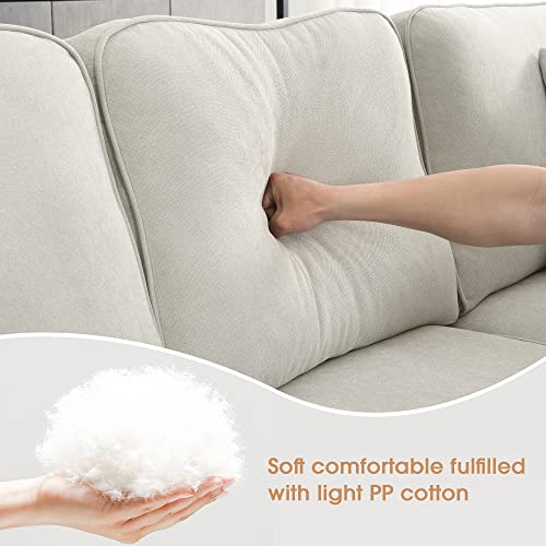 7 Seat Modular Sectional Sofa with 3 Pillows Q3672