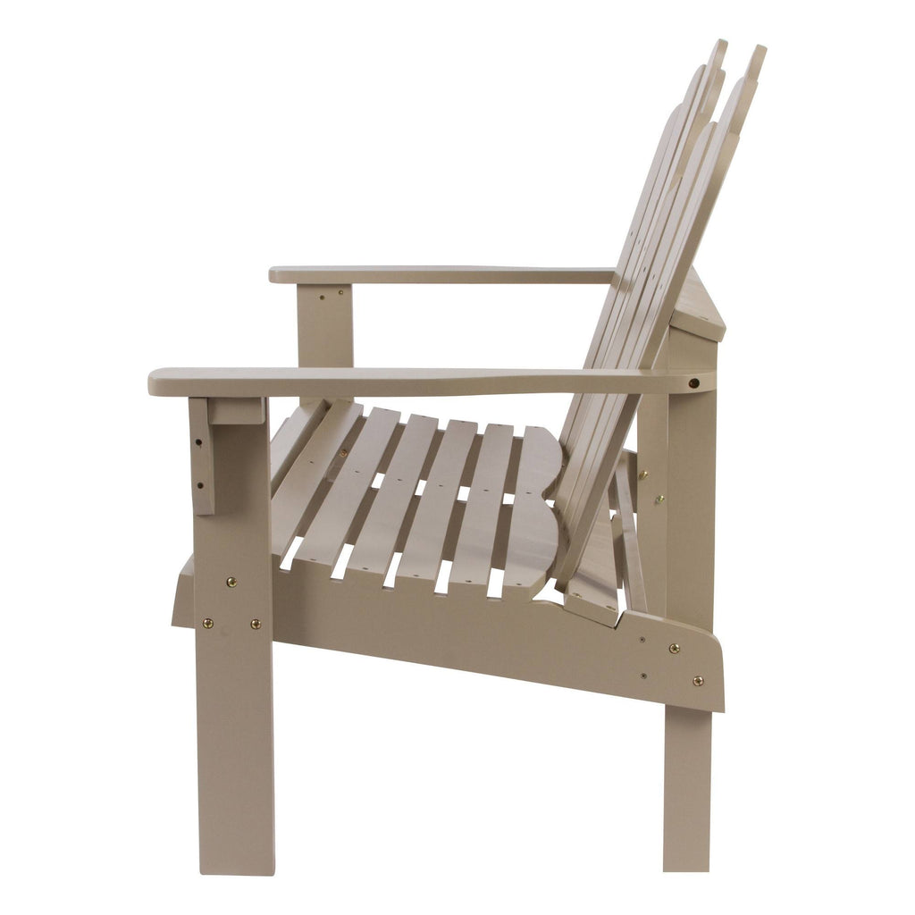 Taupe Gray Loveseat J5015