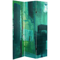 6 ft. Tall Double Sided Undersea Canvas Room Divider N7587