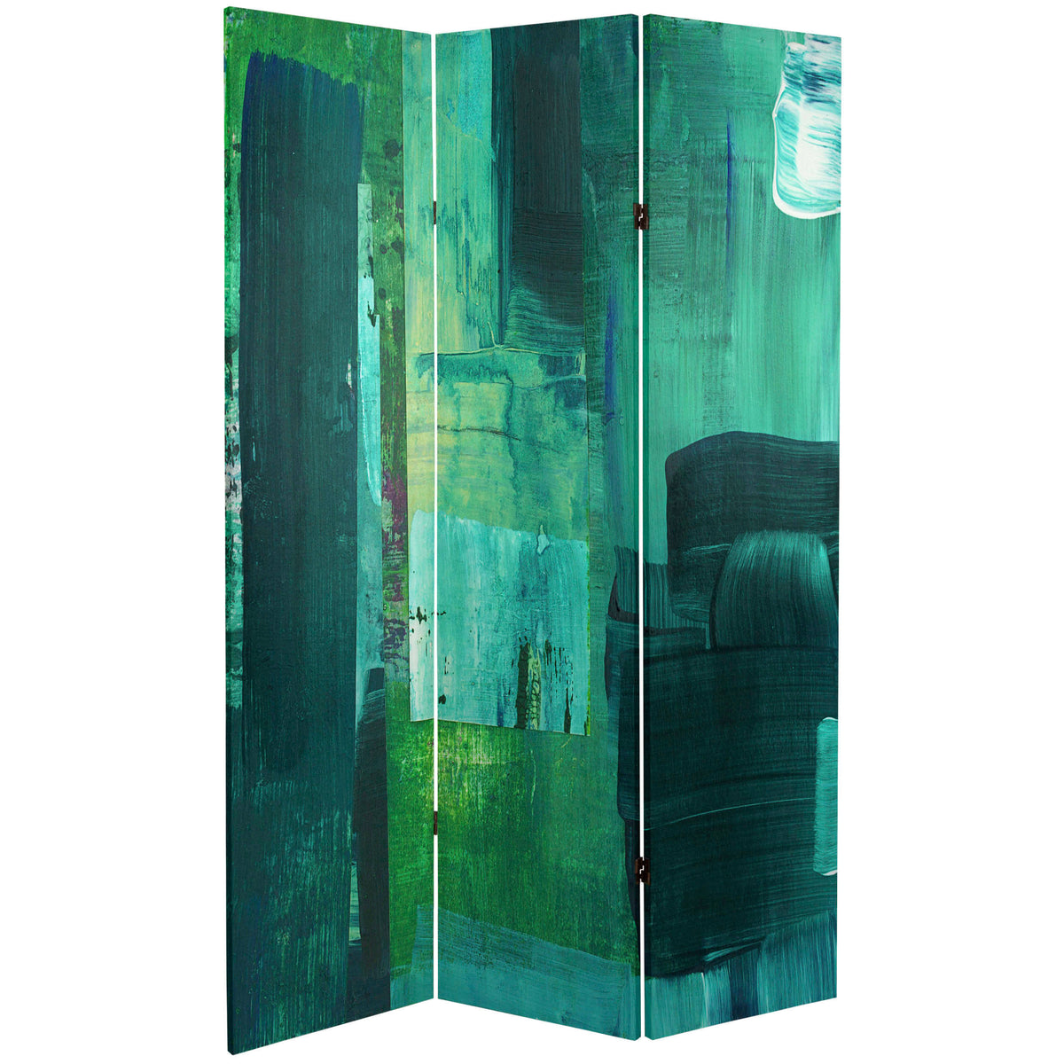 6 ft. Tall Double Sided Undersea Canvas Room Divider N7587