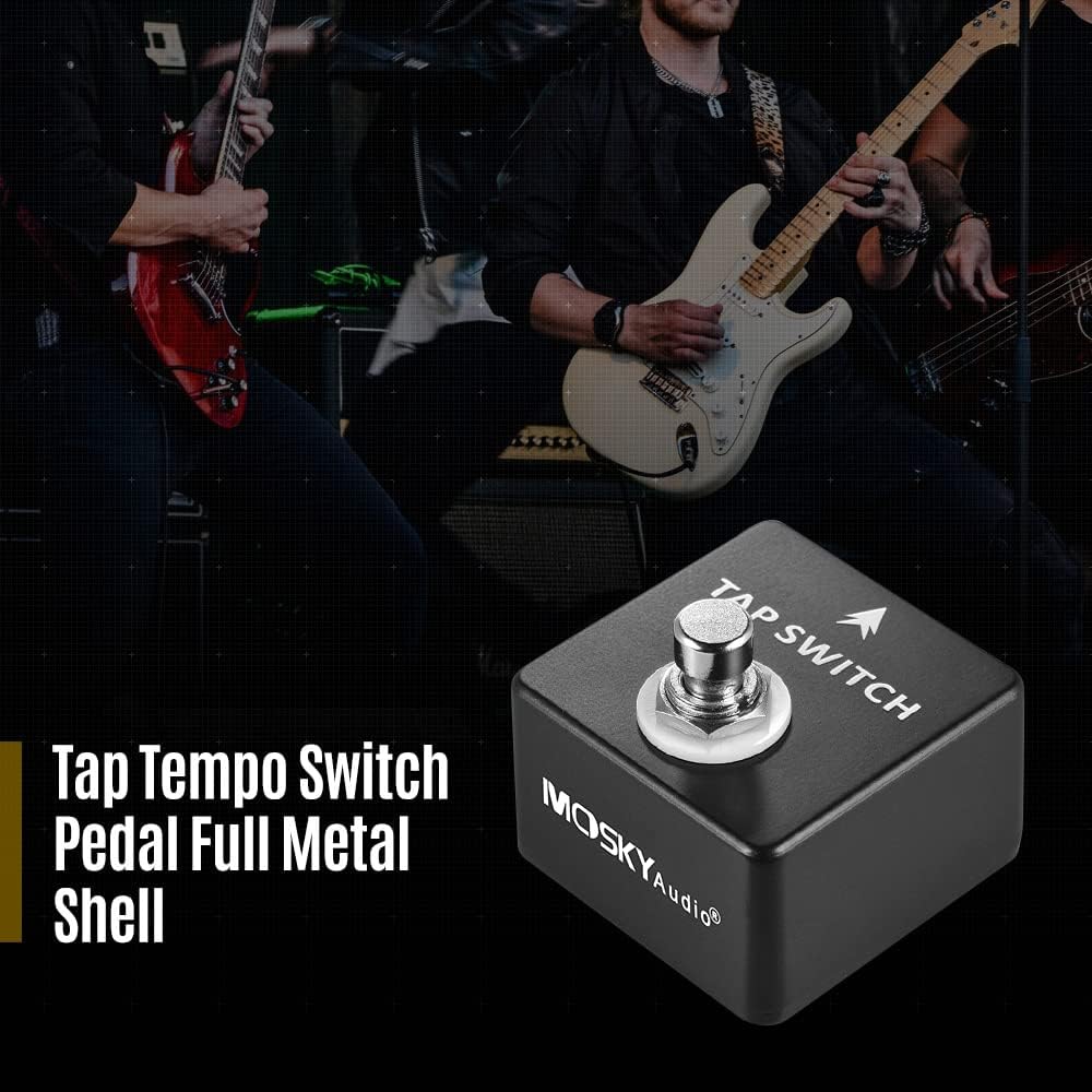 Full Metal Shell Tap Tempo Switch Pedal C479