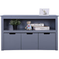 White Kids Toy Box Organizer Storage Cabinet with Movable Drawers N259