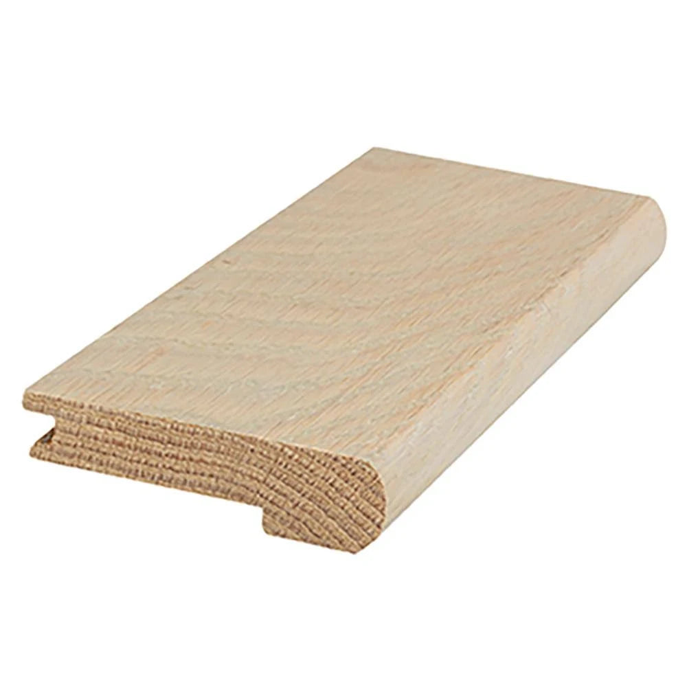 0.81 in. Thick x 3 in. Wide x 84 in. Length Flush Stairnose Hardwood Molding O41367