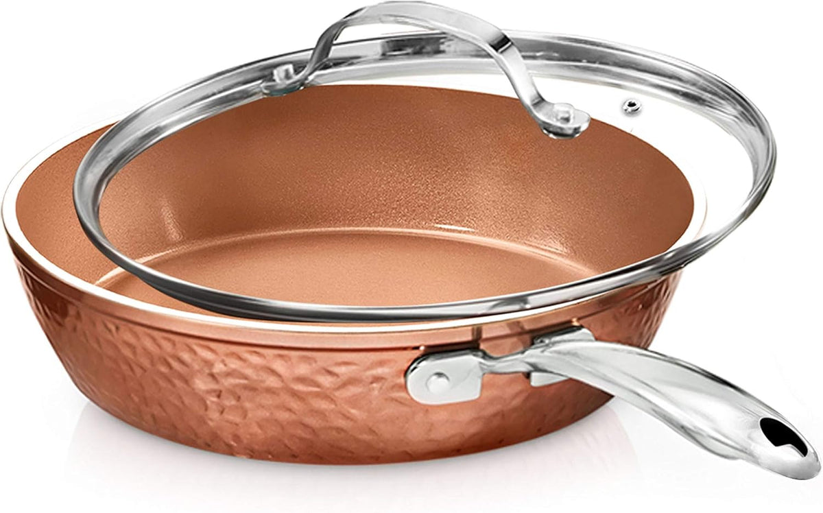 12" Nonstick Fry Pan with Rubber Grip Handle R7837