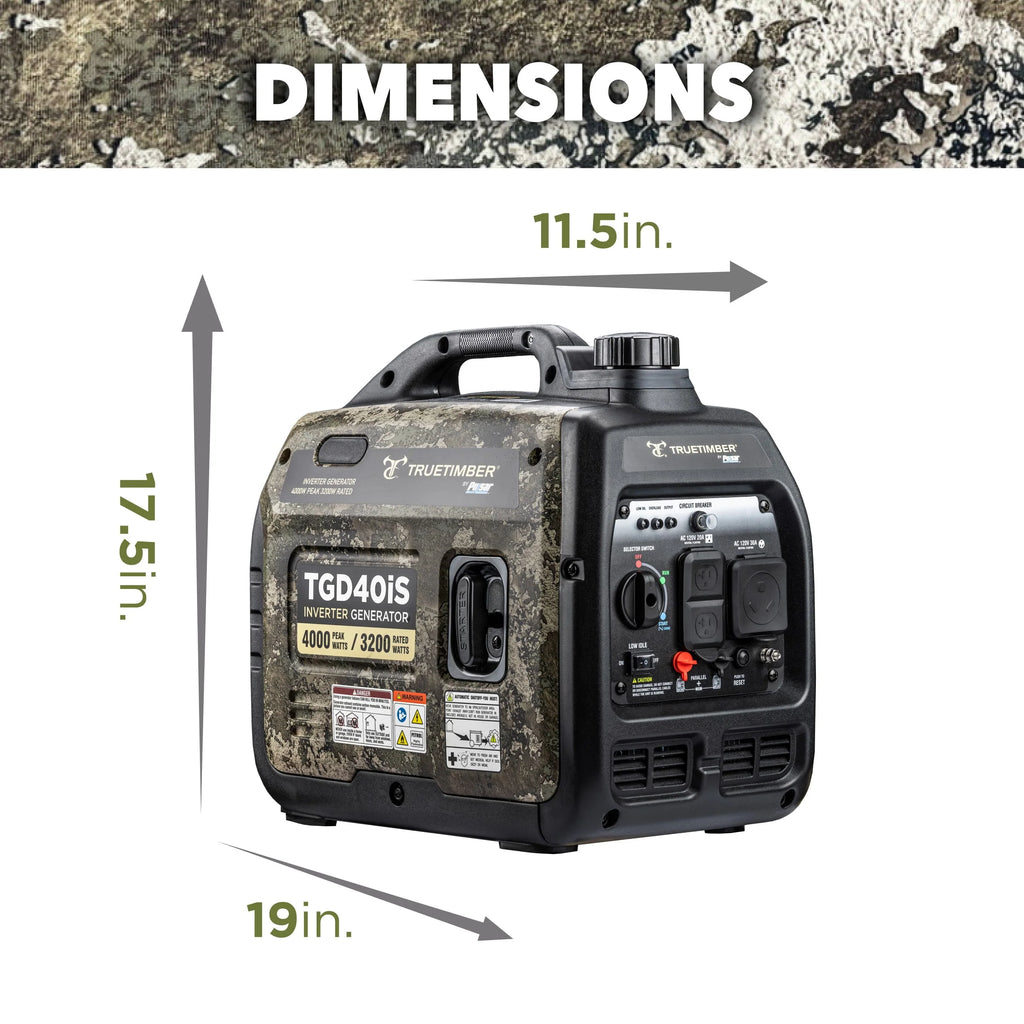 4000-Watt Gasoline Powered Inverter Generator O505