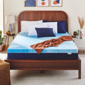 Gel Memory Foam Mattress Topper, King, 3 inch R1244