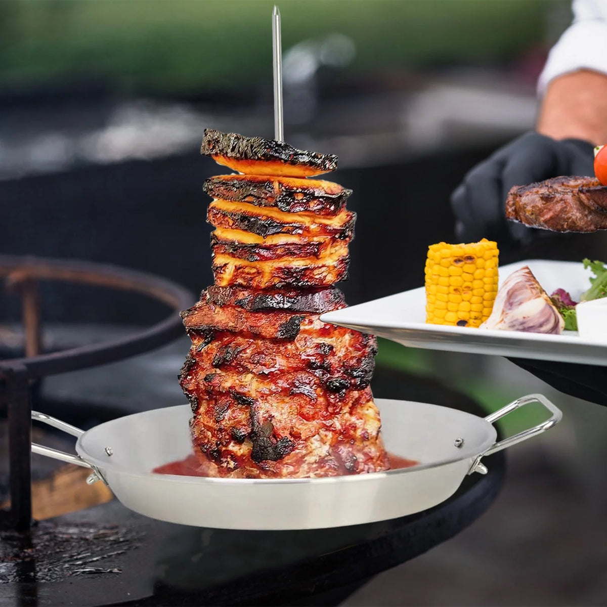 Stainless Steel Vertical Skewer for Grill C253048