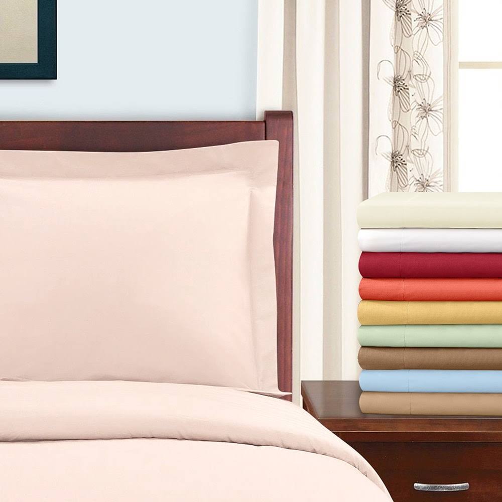 Gold California King 3 Piece Cotton Sateen Duvet Cover Set O836