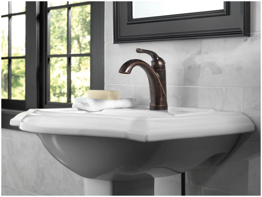 Venetian Bronze Single Handle Bathroom Faucet R65526