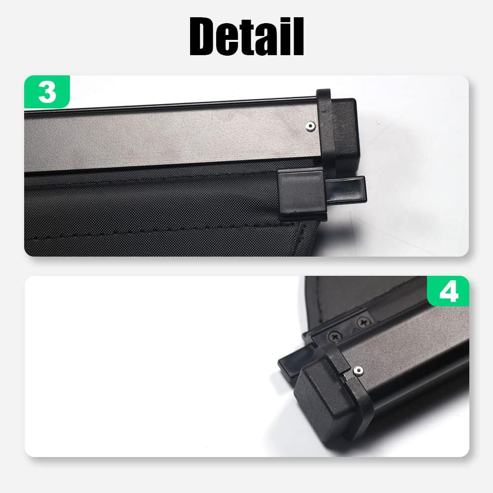 Retractable Trunk Cargo Cover Pack of 2 U1629