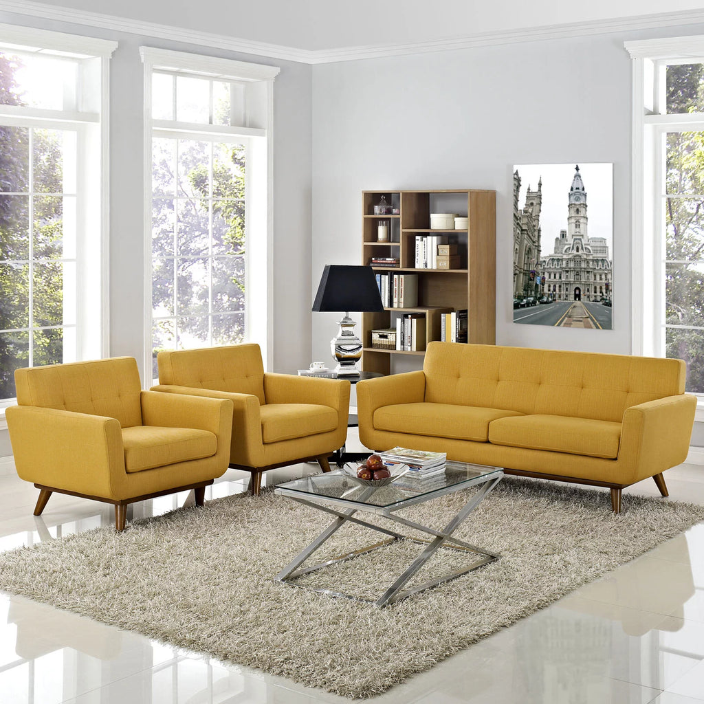 Citrus Armchairs and Loveseat Set of 3 W790
