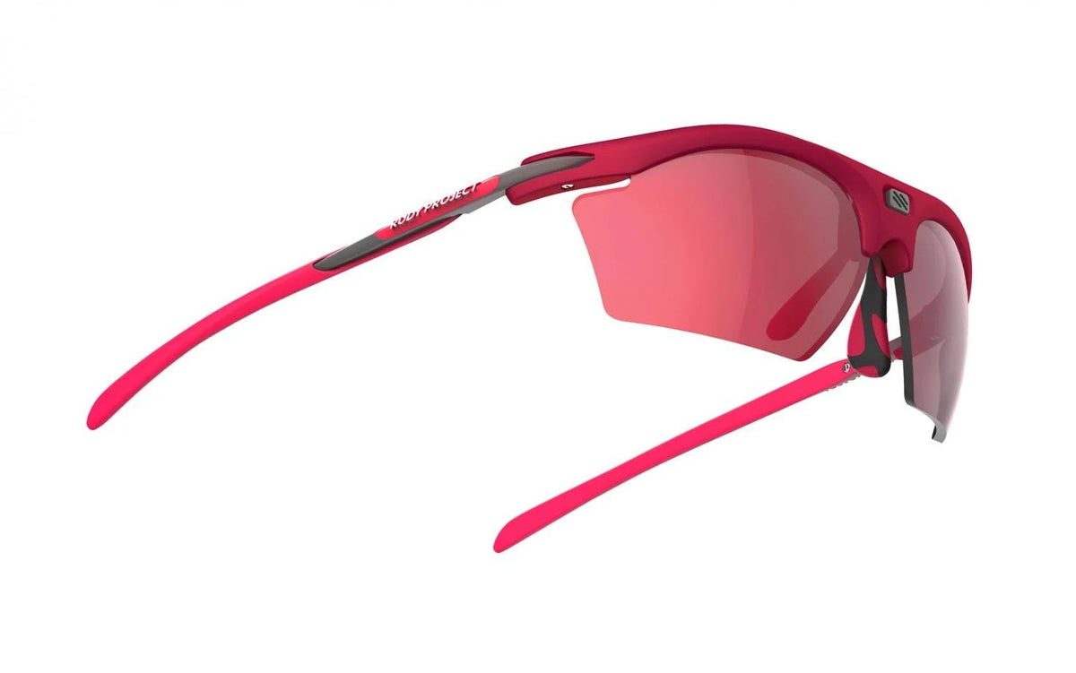 Merlot Matte Multilaser Red Sunglasses W96854