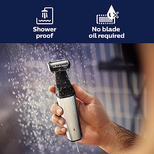 Showerproof Body & Manscaping Trimmer with Back Attachment B3860