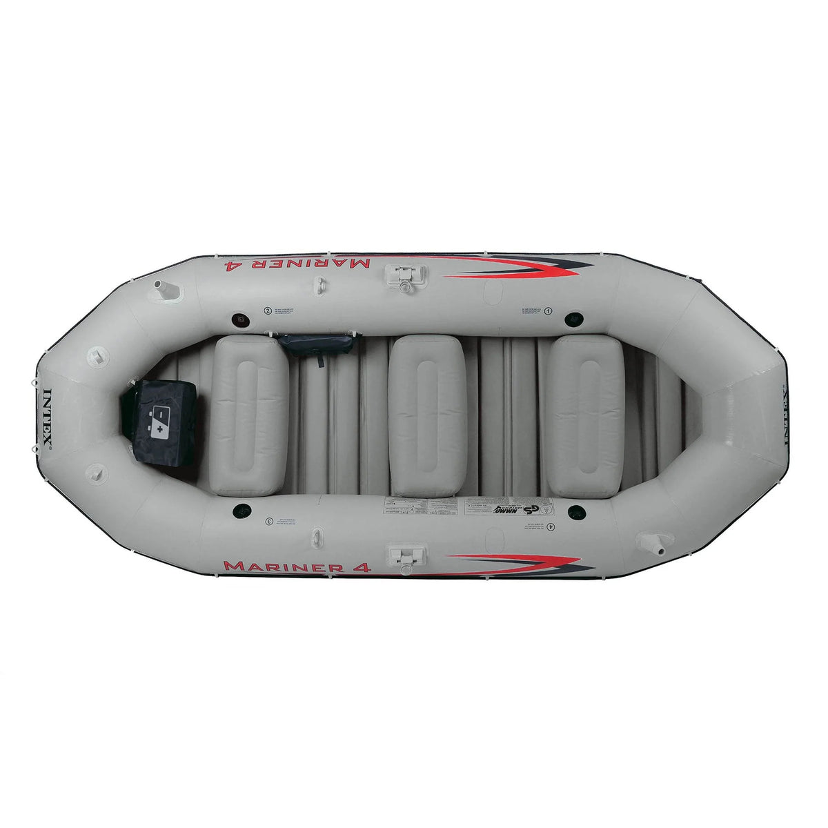 4 Person Inflatable Dinghy Boat with Pump and Oars Set T728
