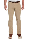 Khaki Heather Flat-Front Stretch Pants R86125