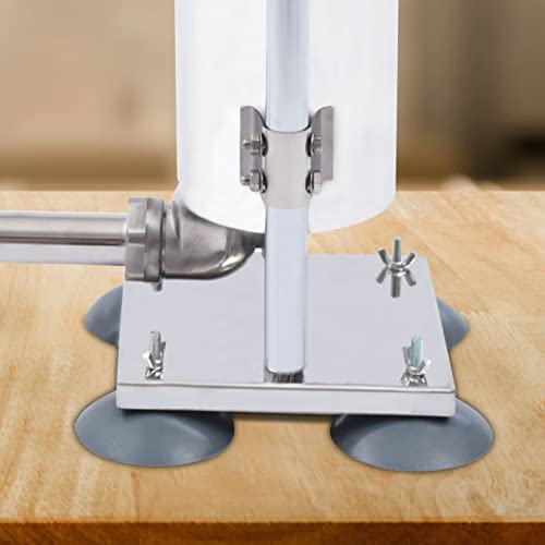 Stainless Steel 3L 6LBS Vertical Meat Sausage Stuffer Machine with 8 Stuffing Tubes N12943