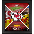 Kansas City Chiefs Framed Collage with Game-Used Football N324009