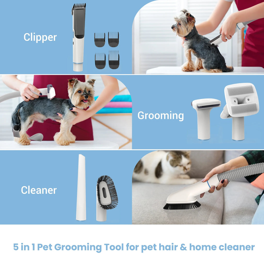Pet Grooming Vacuum with 5 Tools X3139