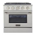 30 Natural Gas Dual Fuel Range with 4 Burners Stainless Steel L2803
