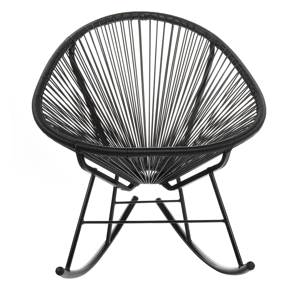 Black Cord Outdoor Rocking Chair G3660