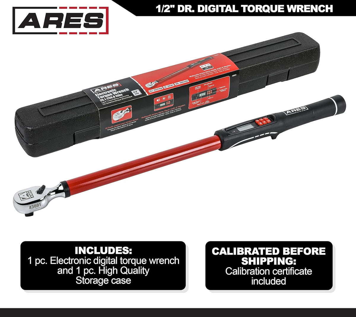 1/2-Inch Drive Electronic Digital Torque Wrench P363235