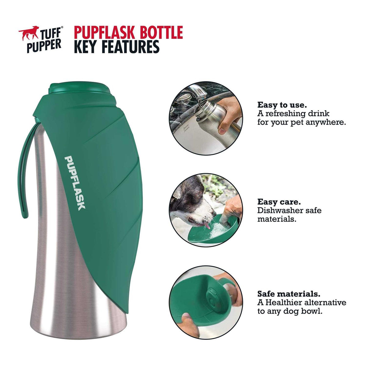 Large Stainless Steel Dog Water Bottle A293712