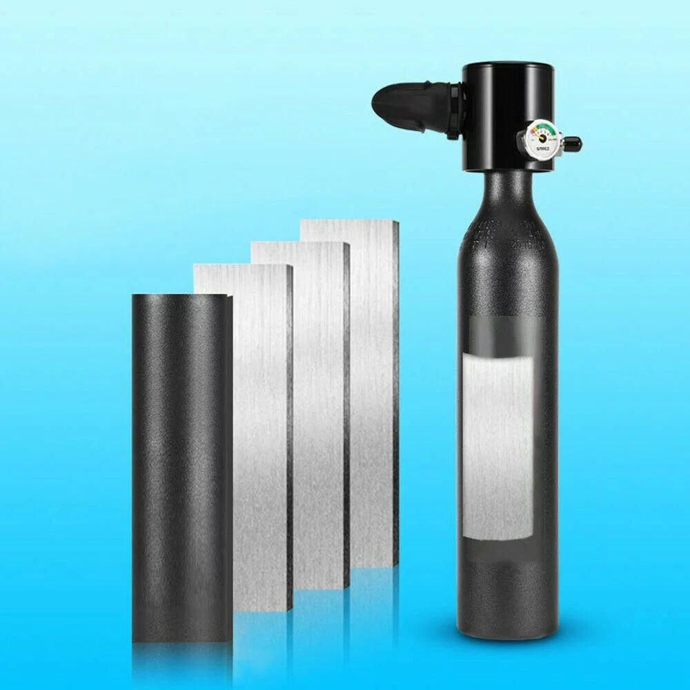 Mini Scuba Tank Diving Equipment Kit with 0.5L Oxygen Tank P78397