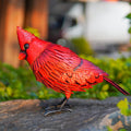 Red Bird Statue Garden Decor M398