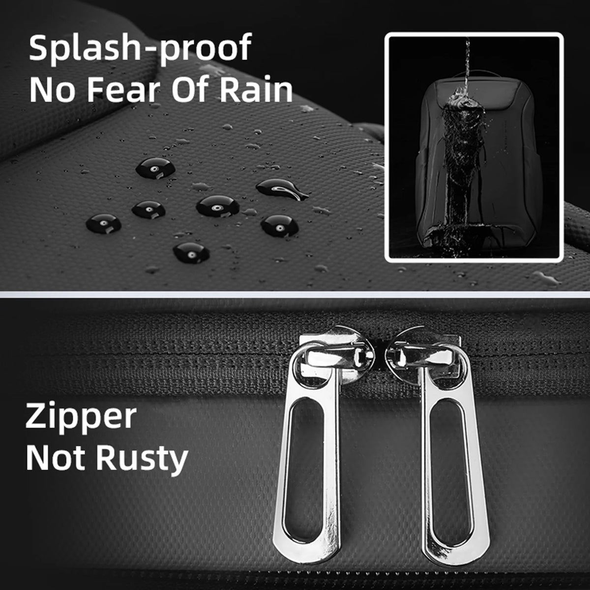 Waterproof Multi-layer Backpack with Laptop Interlayer I19190