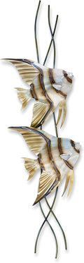 Contemporary Coastal Metal Wall Decor Pack of 2 V365
