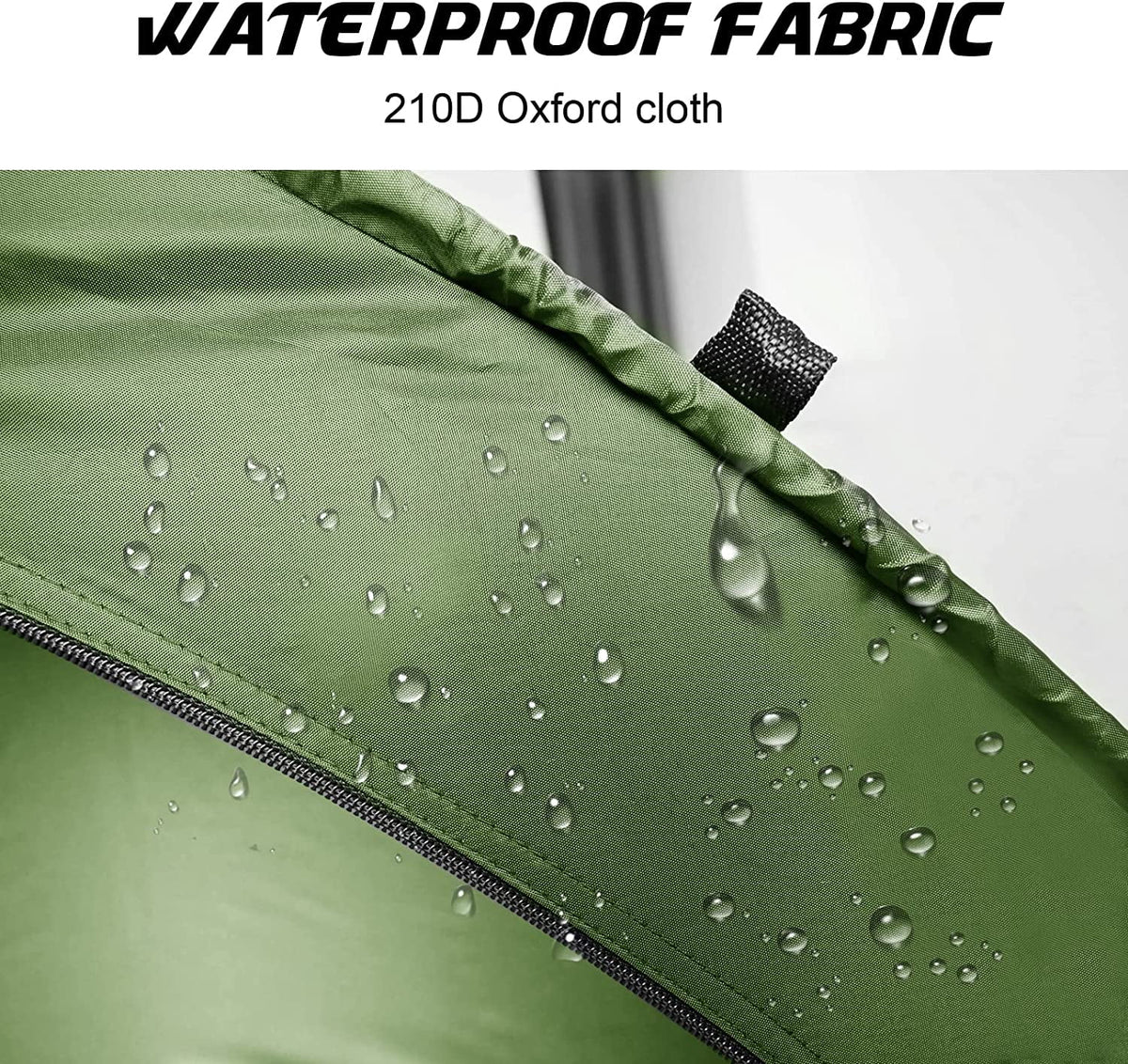 Semicircle Green Waterproof Bike Storage Cover Q325433