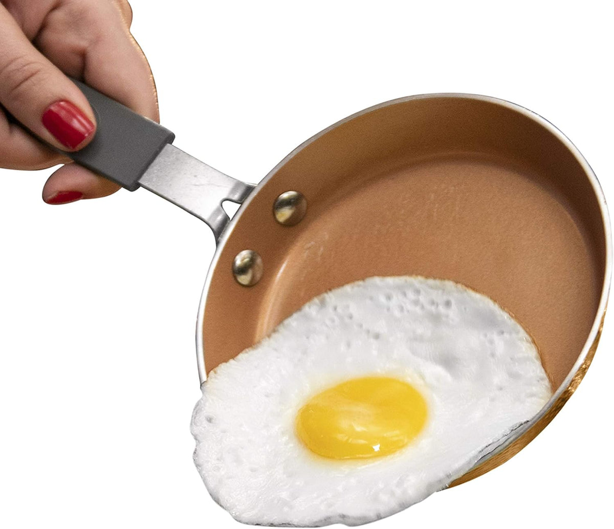 12" Nonstick Fry Pan with Rubber Grip Handle R7837