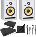 8'' Powered Studio Monitoring Speakers White U18626