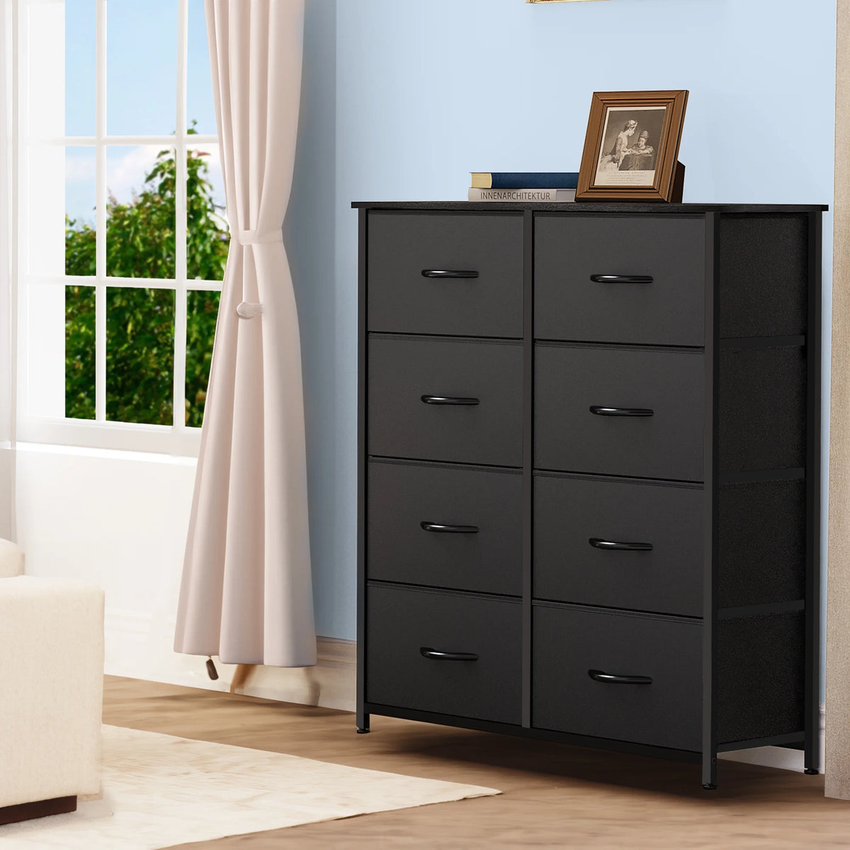 8 Drawer Fabric Storage Dresser M592770
