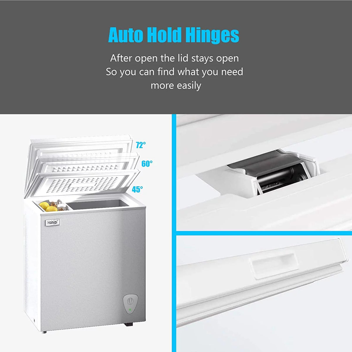 5.0 Cu Ft White Chest Freezer I215095