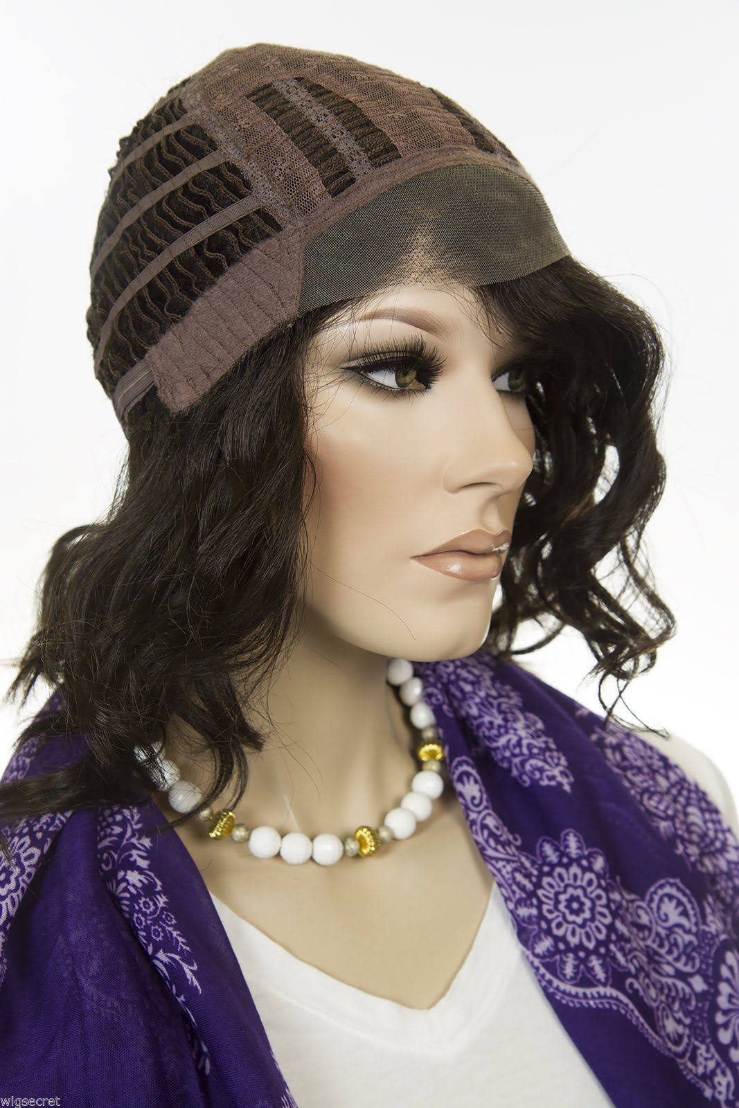 Dark Brown Wavy Lace Front Wig G3369
