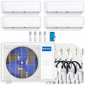 36,000 BTU 4 Zone Ductless Air Conditioner and Heat Pump B6391