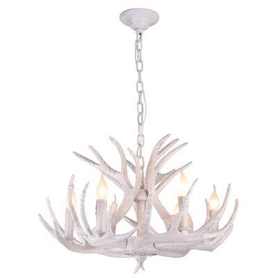 6-Light Candle Style Wagon Wheel Chandelier L170